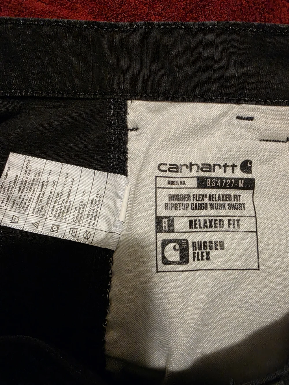 Carhartt Men’s Black Cargo Shorts
